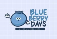 Blueberry Days Font - Featured Image