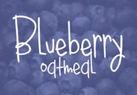 Blueberry Oatmeal Regular Font - Featured Image