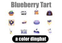 Blueberry Tart Color Font - Featured Image