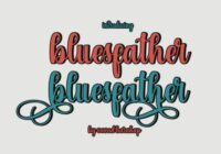 Bluefather Font - Featured Image