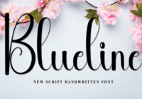 Blueline Font - Featured Image