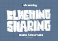Blueming Sharing Font - Featured Image