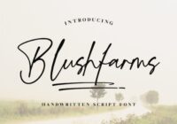 Blushfarms Font - Featured Image