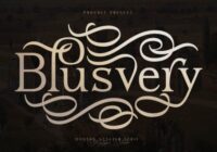 Blusvery Font - Featured Image