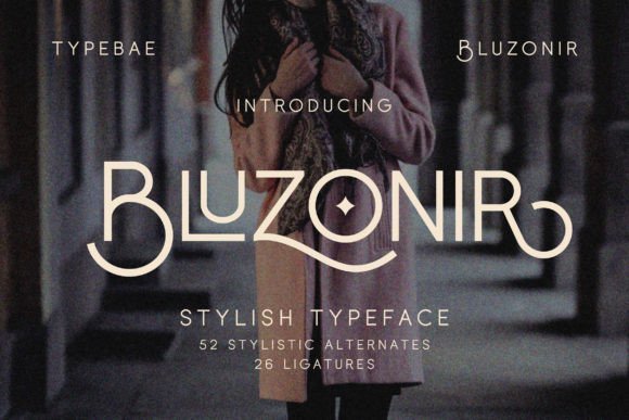 Bluzonir Font - Featured Image
