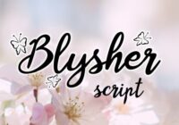Blysher Font - Featured Image