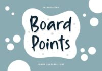 Board Points Font - Featured Image
