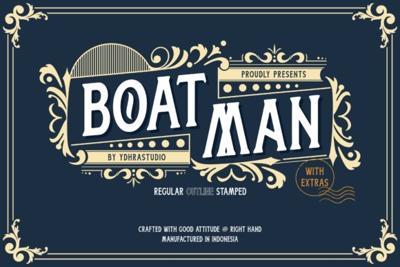Boatman Font - Featured Image