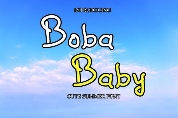 Boba Baby Font - Featured Image