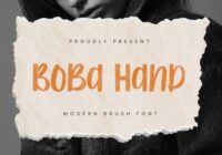 Boba Hand Font - Featured Image