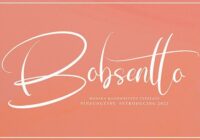 Bobsentto Font - Featured Image