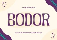 Bodor Font - Featured Image