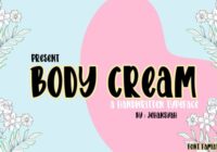 Body Cream Font - Featured Image