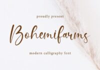Bohemifarms Font - Featured Image