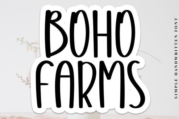 Boho Farms Font - Featured Image