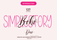 Boho Simplestory Font - Featured Image