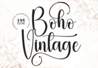Boho Vintage Font - Featured Image