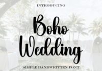 Boho Wedding Font - Featured Image