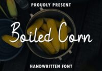 Boiled Corn Font - Featured Image