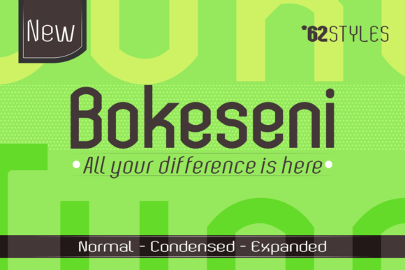 Bokeseni Expanded Font - Featured Image