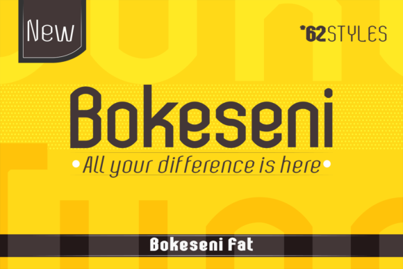 Bokeseni Fat Font - Featured Image