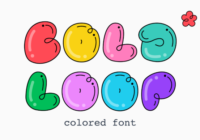 Bold Loop Font - Featured Image