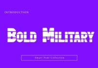 Bold Military Font - Featured Image