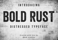 Bold Rust Font - Featured Image