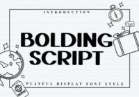 Bolding Script Font - Featured Image