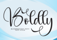 Boldly Font - Featured Image