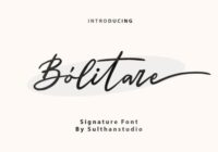 Bolitare Font - Featured Image