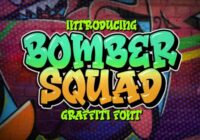 Bomber Squad Font - Featured Image
