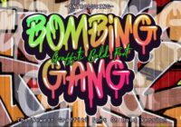 Bombing Gang Font - Featured Image