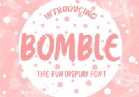 Bomble Font - Featured Image