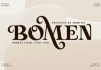 Bomen Font - Featured Image