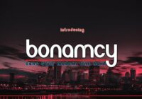 Bonamcy Font - Featured Image
