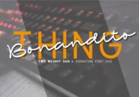 Bonandito Thing Duo Font - Featured Image