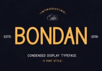 Bondan Family Font - Featured Image
