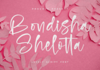 Bondisha Shelotta Font - Featured Image