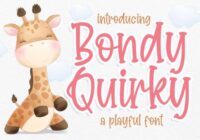 Bondy Quirky Font - Featured Image