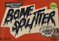 Bone Splitter Font - Featured Image