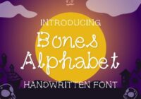 Bones Alphabet Font - Featured Image