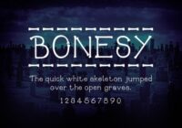 Bonesy Font - Featured Image