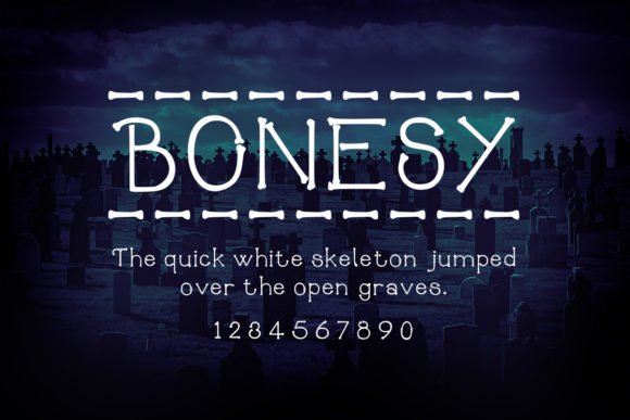Bonesy Font - Featured Image