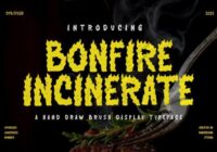Bonfire Incinerate Font - Featured Image