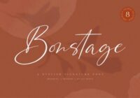Bonstage Font - Featured Image