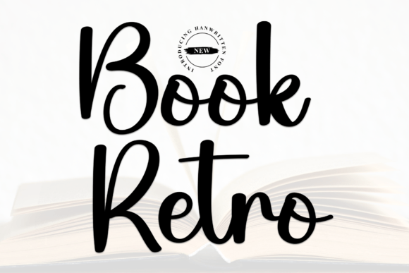 Book Retro Font - Featured Image