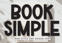 Book Simple Font - Featured Image