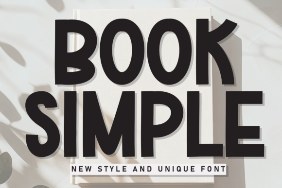 Book Simple Font - Featured Image