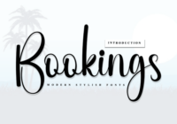 Bookings Font - Featured Image